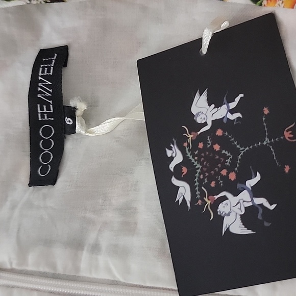 Coco Fennell Dolly Midi Dress in Oranges UK6/US2 NWT - Picture 5 of 6